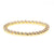 New Popular Beaded Stretch Bracelets Color Preservation Plating 8mm Copper Bead Bracelet Wholesale