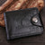 New Pressure Change Short Retro Magnetic Buckle Dollar Pattern Men's Wallet Wholesale