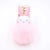 New Product Little White Rabbit Plush Ball Cute Car Key Ring Pendant Wallet Accessory Buckle