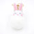 New Product Little White Rabbit Plush Ball Cute Car Key Ring Pendant Wallet Accessory Buckle