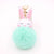 New Product Little White Rabbit Plush Ball Cute Car Key Ring Pendant Wallet Accessory Buckle