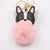 New Puppy Dog Key Chain Pendant Bag Purse Plush Pendant