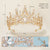 New Retro Luxury Full Diamond Alloy Crown Wedding Dress Wholesale