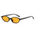 New Retro Personalized Oval Small Frame Sun Glasses Fashion Leisure Artistic Street Shot Plain Sunshade Sunglasses