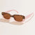 New Retro Small Frame Rectangular Geometric Sunglasses Wholesale