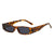 New Retro Small Frame Square Geometric Sunglasses Female Wholesale