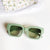 New Retro Style Color Square Frame Sunglasses