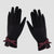 New Simple Bow Gloves Female Autumn And Winter Warm Points Finger Touch Screen Gloves