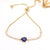 New Simple Copper 18k Gold-plated Color Zirconium Droplet Bracelet