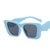 New Simple Retro Geometric Square Frame Multicolor Sunglasses