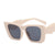 New Simple Retro Geometric Square Frame Multicolor Sunglasses