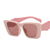 New Simple Retro Geometric Square Frame Multicolor Sunglasses