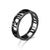 New Simple Stainless Steel Roman Cut Ring Wholesale