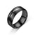 New Simple Titanium Steel Beveled Edge Slotted Color Ring Wholesale