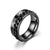 New Simple Titanium Steel Rotatable Roman Chain Ring Wholesale