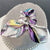 New Small Chrysanthemum Cute Pearl Bow Hair Scrunchies