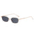 New Small Frame Polygonal Metal Sunglasses