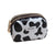 New Small Fresh Double Zipper Coin Purse Cute Cow Small Purse Creative Cartoon Mini Key Bag Silver Coin Bag