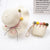 New Straw Hat Shoulder Bag Set  Wholesale Small Fresh Children Cute Hat Bag Summer Girl Travel Match