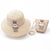 New Straw Hat Shoulder Bag Set  Wholesale Small Fresh Children Cute Hat Bag Summer Girl Travel Match