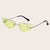 New Style Fashion Frameless Small Flame Cloud Shape Metal Sunglasses