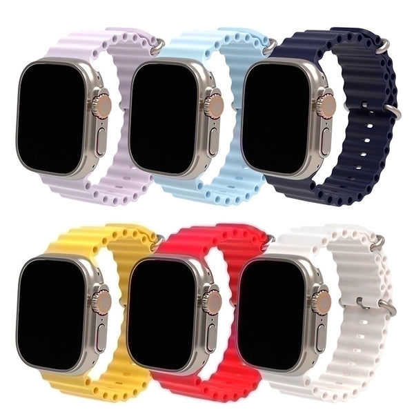 New Style Silicone Double Buckle Strap Watch