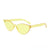 New Sunglasses  Personality Cat's Eye Sunglasses Candy Color Fashion Trend Street Shooting Irregular