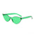 New Sunglasses  Personality Cat's Eye Sunglasses Candy Color Fashion Trend Street Shooting Irregular