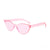 New Sunglasses  Personality Cat's Eye Sunglasses Candy Color Fashion Trend Street Shooting Irregular