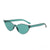 New Sunglasses  Personality Cat's Eye Sunglasses Candy Color Fashion Trend Street Shooting Irregular