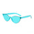 New Sunglasses  Personality Cat's Eye Sunglasses Candy Color Fashion Trend Street Shooting Irregular