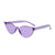 New Sunglasses  Personality Cat's Eye Sunglasses Candy Color Fashion Trend Street Shooting Irregular