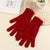 New Unisex Acrylic Magic Gloves Winter Warm Knitted Gloves  Full Finger Gloves Can Be Printed Logo