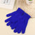 New Unisex Acrylic Magic Gloves Winter Warm Knitted Gloves  Full Finger Gloves Can Be Printed Logo