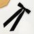 New Velvet Bow Ribbon Hairpin Women's Fashion  Back Clip Simple High-grade Temperament Hair Accessories