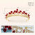 New Wedding Jewelry Baroque Red Rose Diamond Crown Wholesale