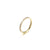 New Wholesale Korean Simple Fashion Single Row Zircon Creative Jewelry Stainless Steel Ring