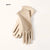 New Winter German Velvet Gloves Ladies Shopping  Cycling Windproof Velvet Warm Gloves Finger Flip Touch Screen DY43