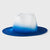 New Woolen Tie-dye Gradient Big Brim Jazz Hat Wholesale