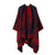 New Yunnan Tourism Ethnic Style Cape  Double-sided Solid Color Warm Scarf Women's Cloak Thickened