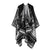 New Yunnan Tourism Ethnic Style Cape  Double-sided Solid Color Warm Scarf Women's Cloak Thickened