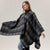 New Yunnan Tourism Ethnic Style Cape  Double-sided Solid Color Warm Scarf Women's Cloak Thickened