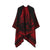 New Yunnan Tourism Ethnic Style Cape  Double-sided Solid Color Warm Scarf Women's Cloak Thickened