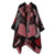 New Yunnan Tourism Ethnic Style Cape  Double-sided Solid Color Warm Scarf Women's Cloak Thickened