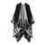 New Yunnan Tourism Ethnic Style Cape  Double-sided Solid Color Warm Scarf Women's Cloak Thickened