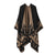 New Yunnan Tourism Ethnic Style Cape  Double-sided Solid Color Warm Scarf Women's Cloak Thickened