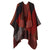 New Yunnan Tourism Ethnic Style Cape  Double-sided Solid Color Warm Scarf Women's Cloak Thickened