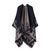 New Yunnan Tourism Ethnic Style Cape  Double-sided Solid Color Warm Scarf Women's Cloak Thickened