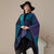 New Yunnan Tourism Ethnic Style Cape  Double-sided Solid Color Warm Scarf Women's Cloak Thickened