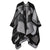 New Yunnan Tourism Ethnic Style Cape  Double-sided Solid Color Warm Scarf Women's Cloak Thickened